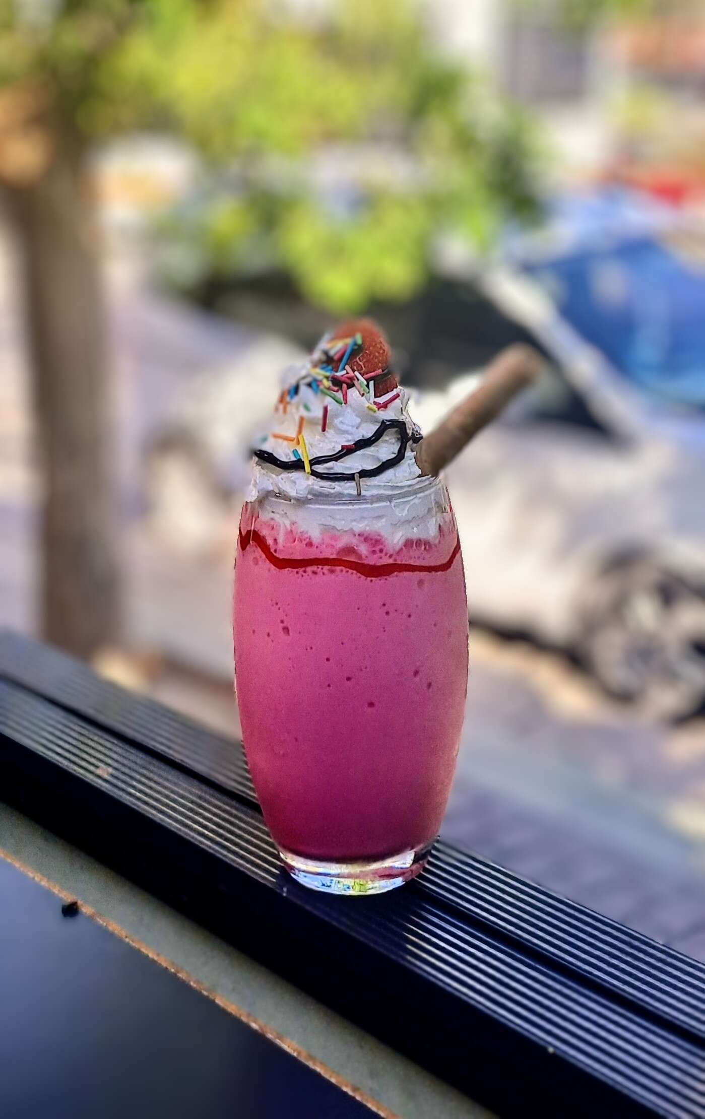 Strawberry milkshake