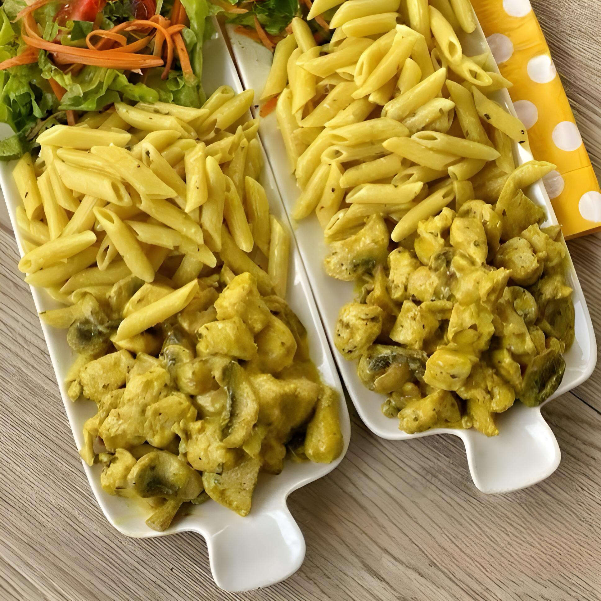 Chicken in curry sauce