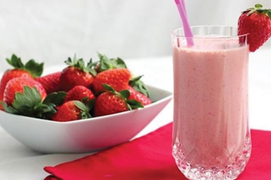 Çilekli Milkshake