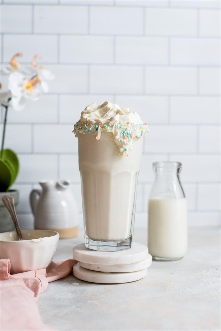 Vanilya-Fıstık Milkshake