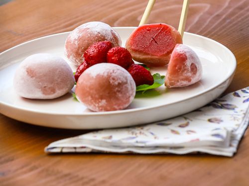 Strawberry Mochi