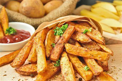 özel baharatlı patates kızartması