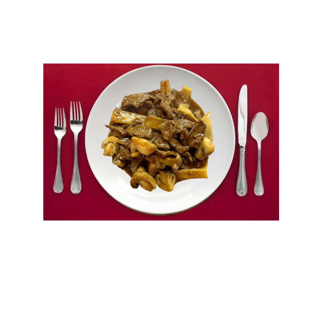 48. Mantarlı ve Bambu Filizli Dana Eti