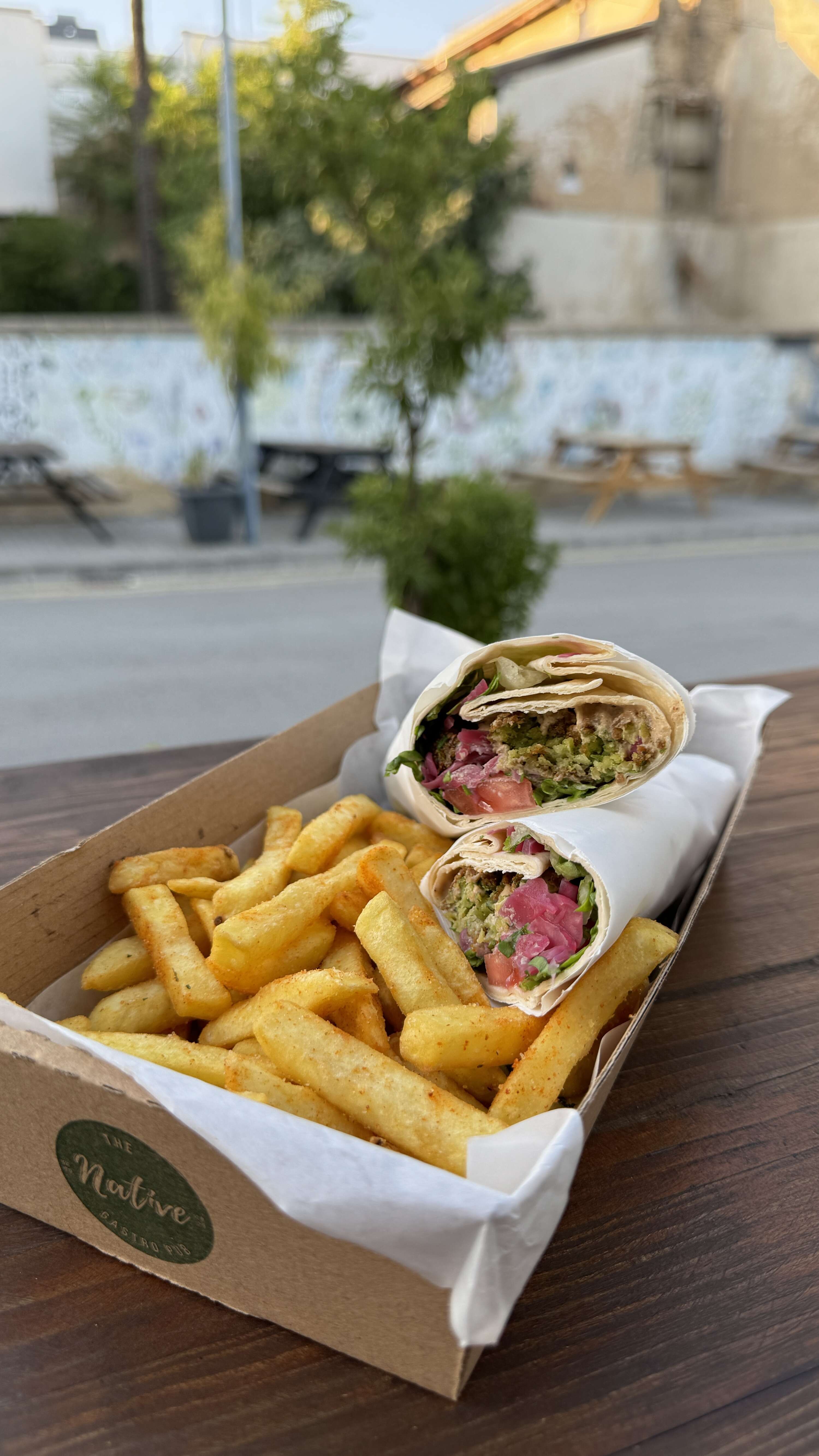 Felafel Wrap (Vegan)