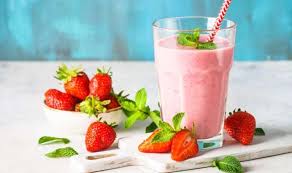 Çilekli Milkshake 