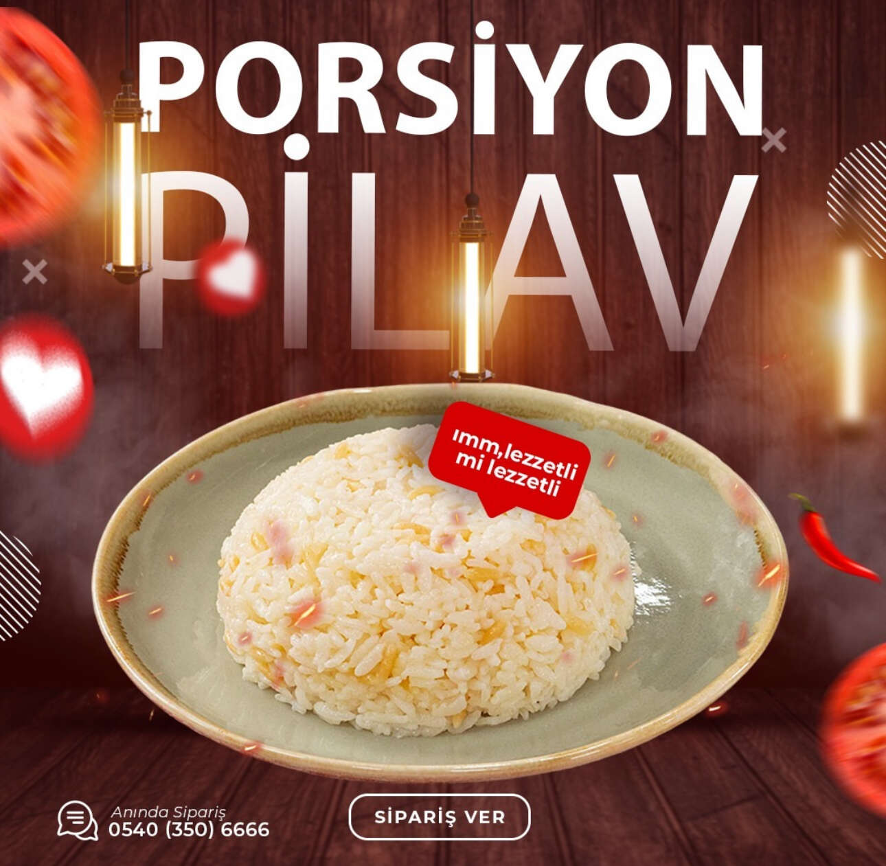 PORSİYON PİLAV 