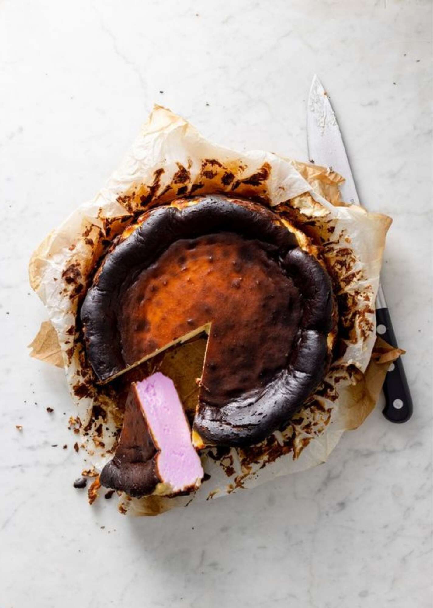 San Sebastian Taro Cheesecake