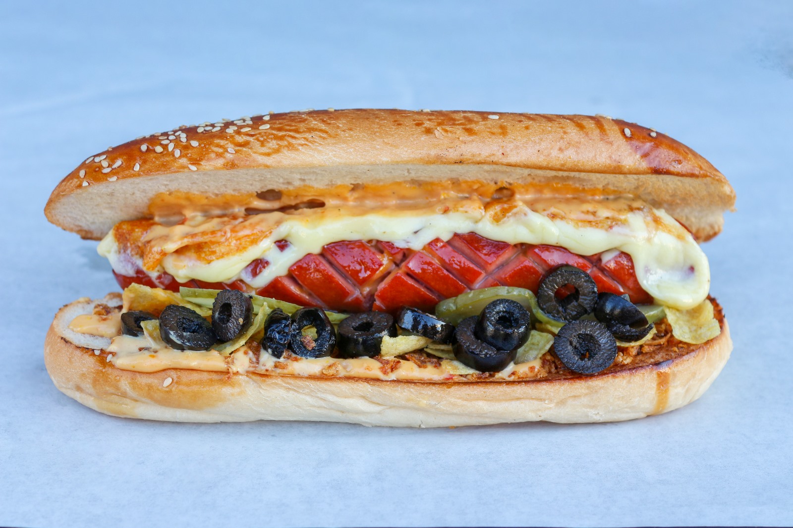 Cheese Hotdog Sandviç