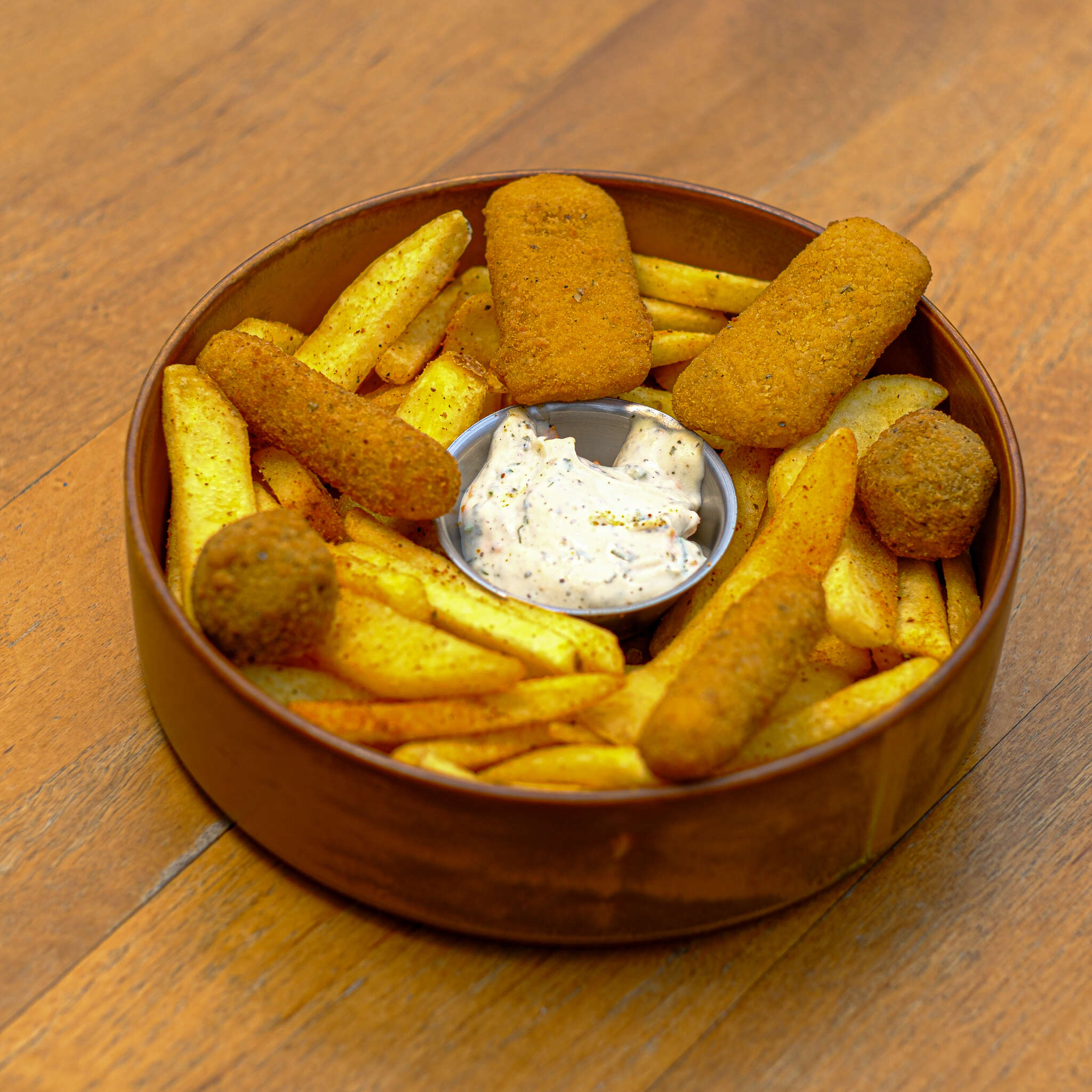 Crispy Cheese Platter