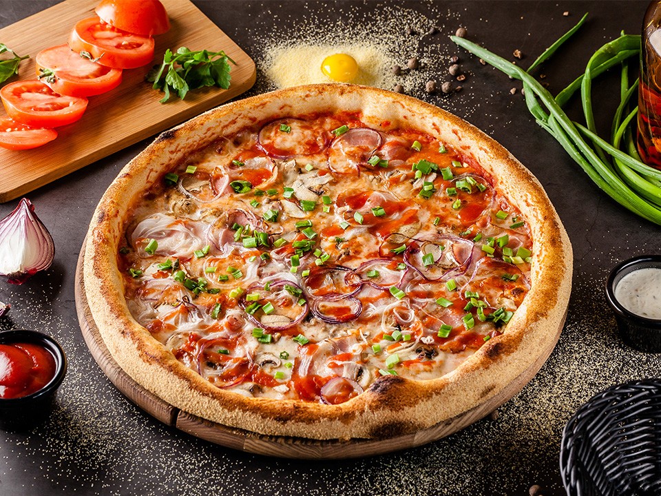 Sebzeli Pizza