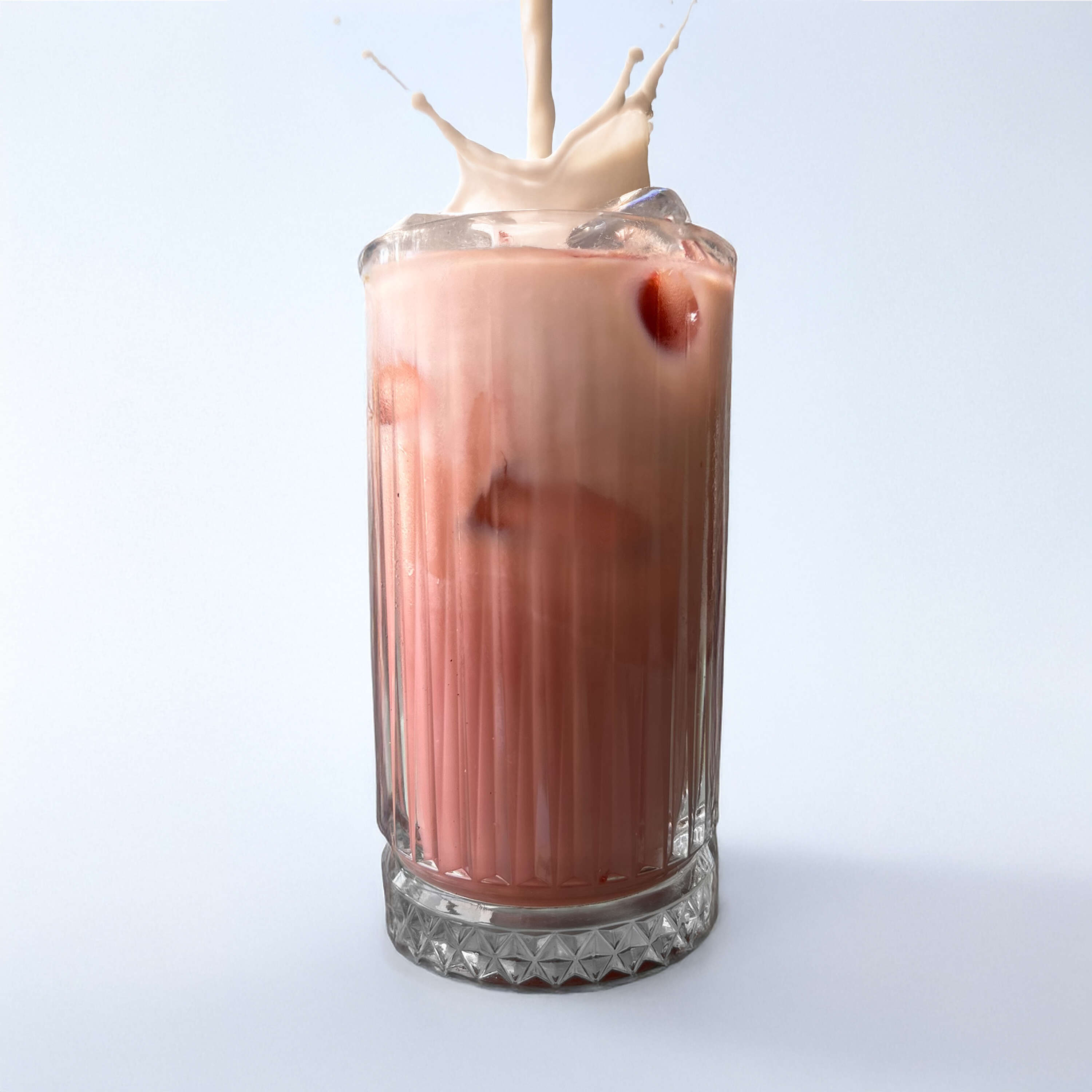 Iced Strawberry Latte