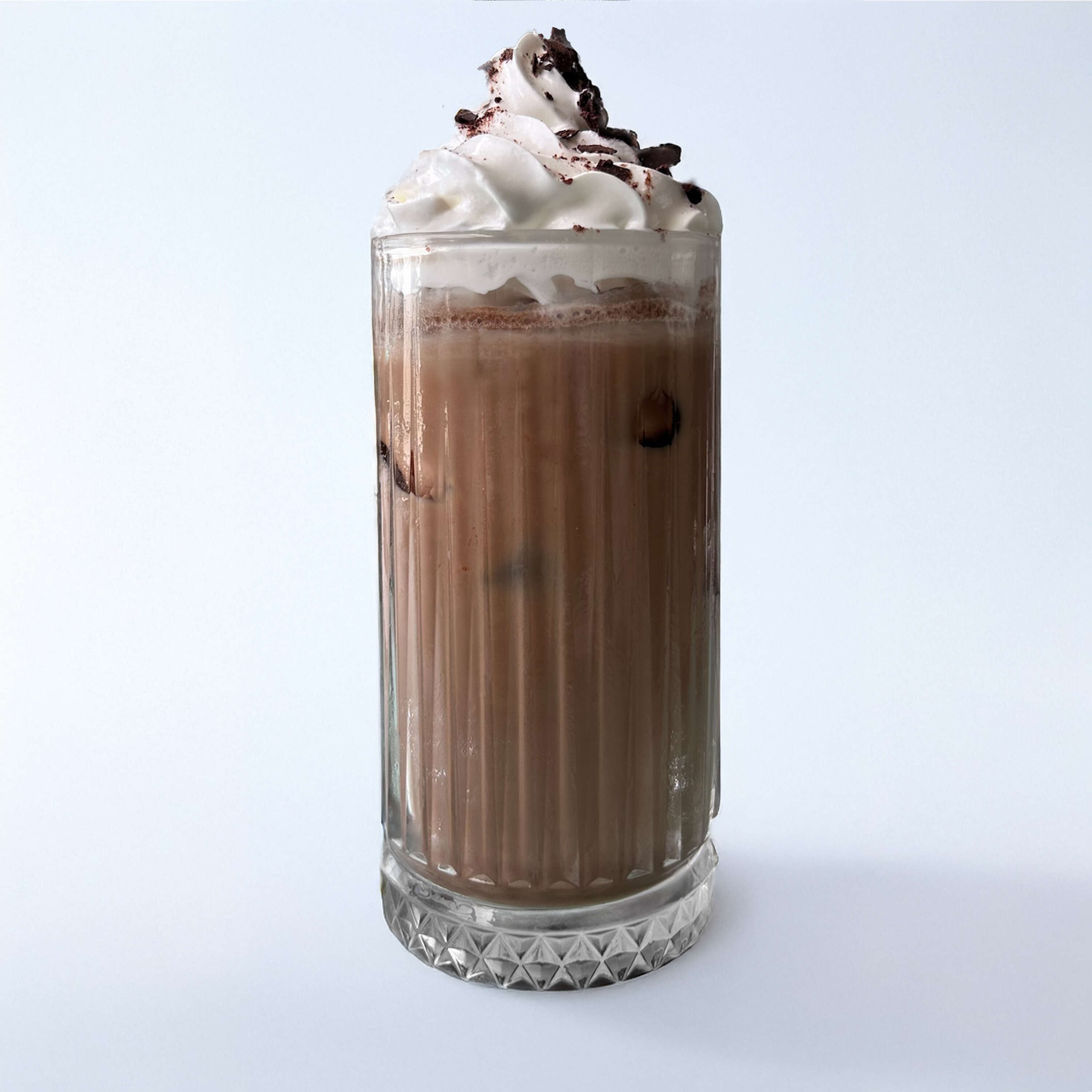 Iced dark chocolate mocha