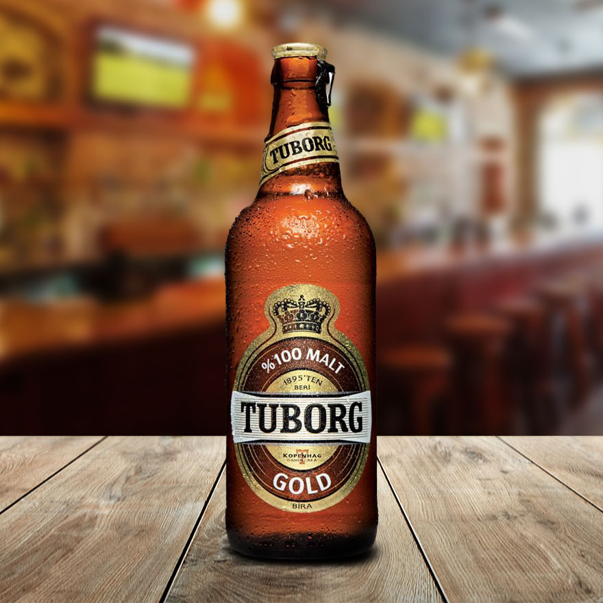 TUBORG GOLD 50CL BOTTLE