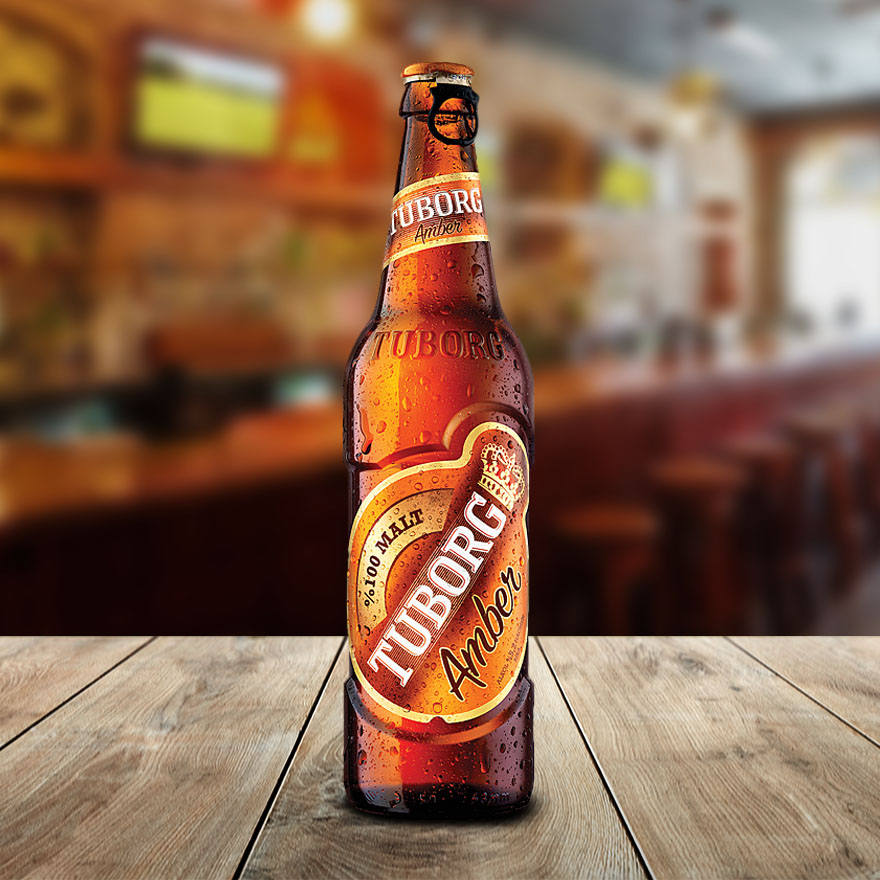 TUBORG AMBER 50CL BOTTLE