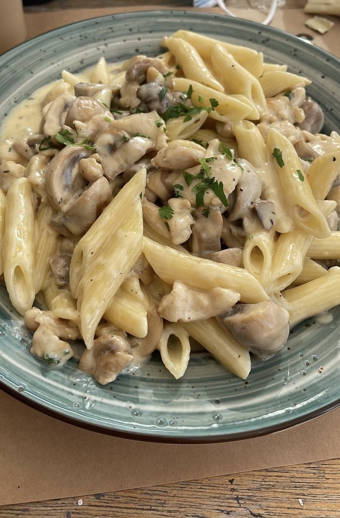Kremalı Mantarlı Penne