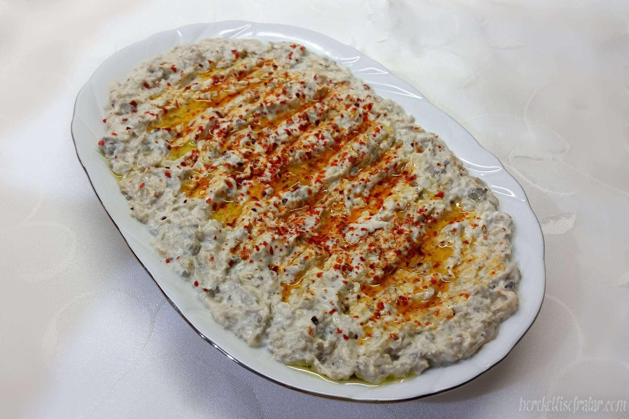 Yoğurtlu Köz Biberli Patlıcan Ezme