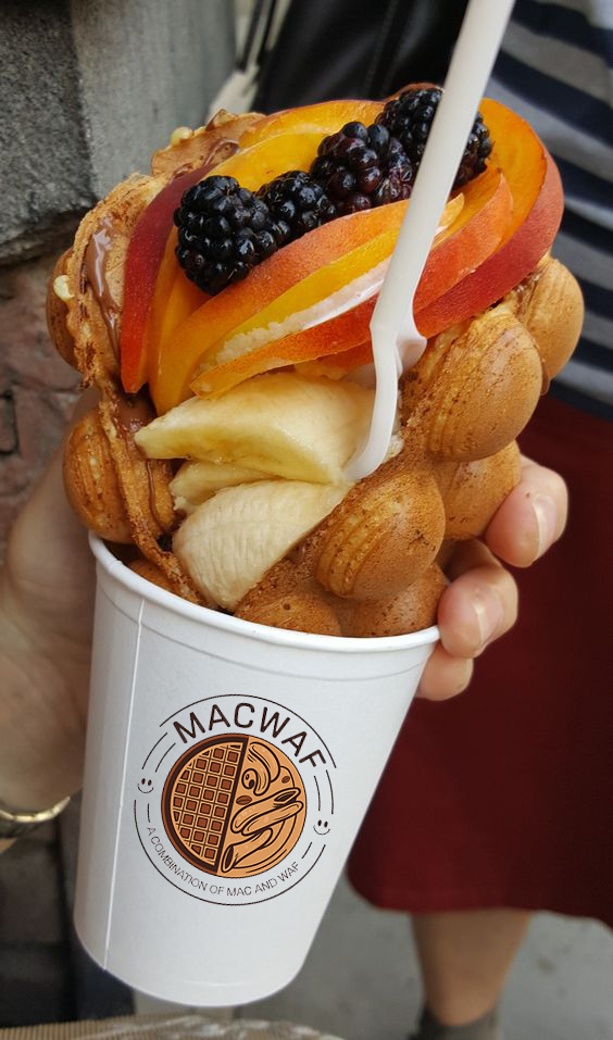 Meyveli Bubble Wafflee