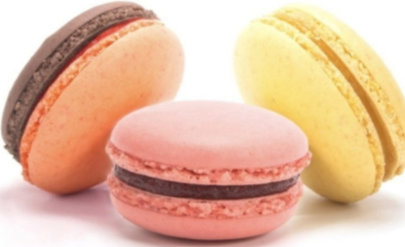 Macaron Lemon Raspberry Kan Orange