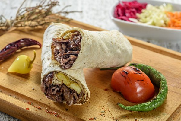 Yaprak Et Döner Dürüm + Ayran