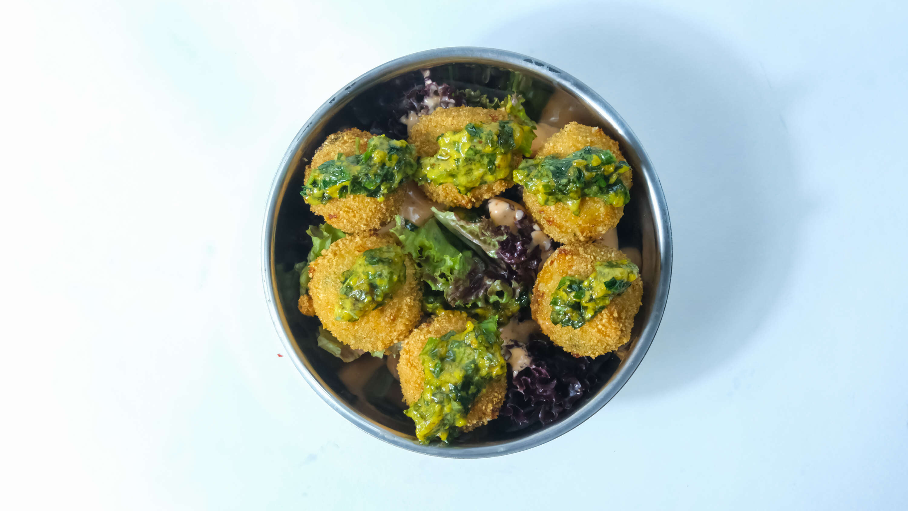 Potato shrimp balls