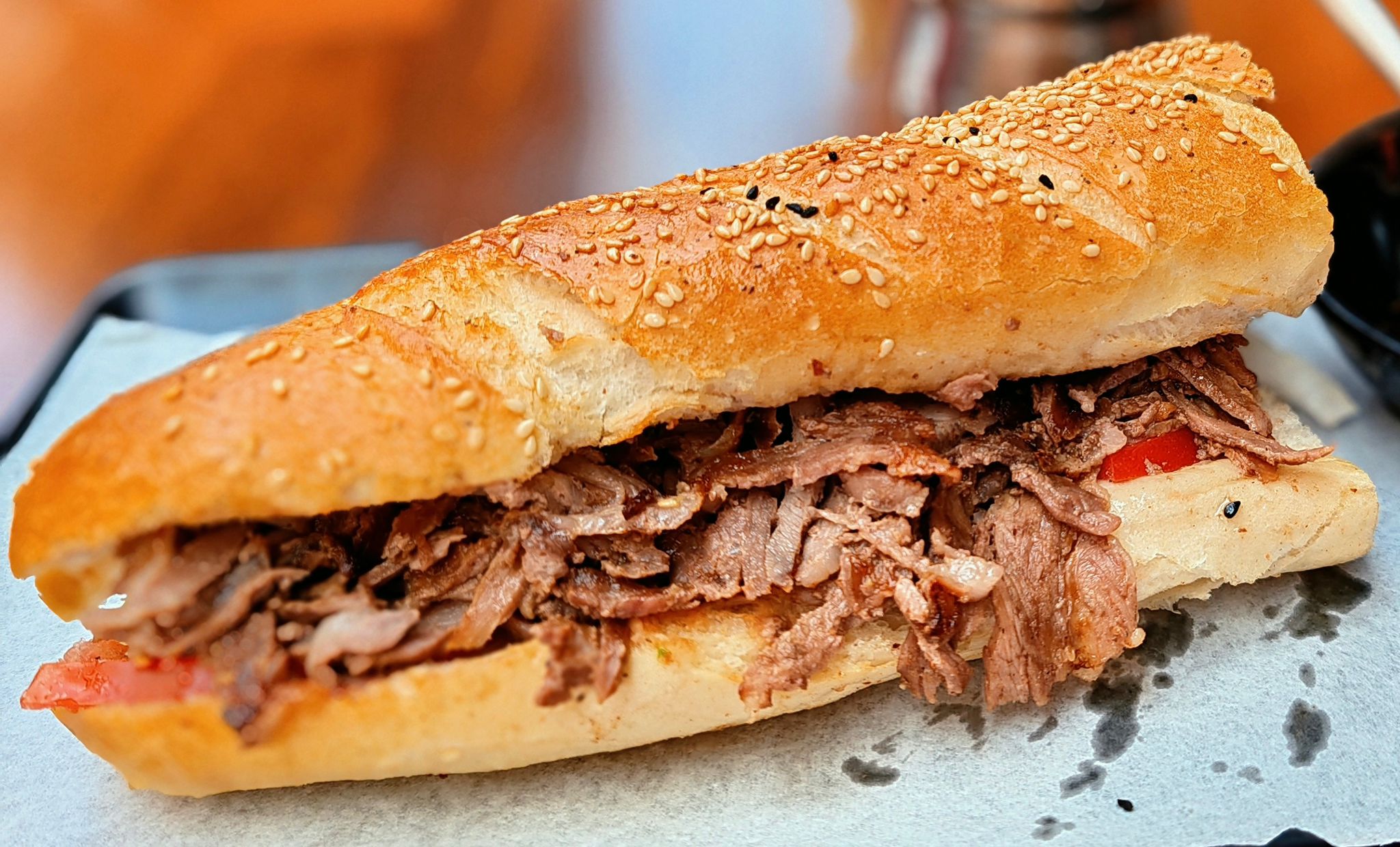 3/4 Yarım Çeyrek 150gr Yaprak Et Döner 