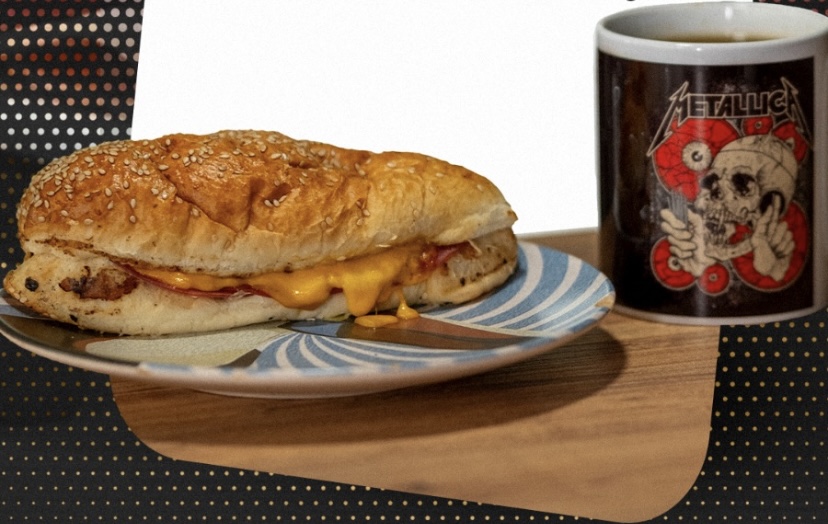 Bresaola Ham and Cheddar Baton Sandwich