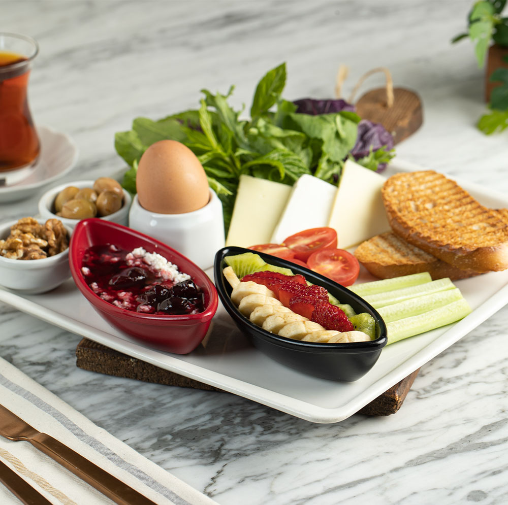 1 Kişilik Kahvaltı Tabağı-Breakfast 1 person-Завтрак 1 персона
