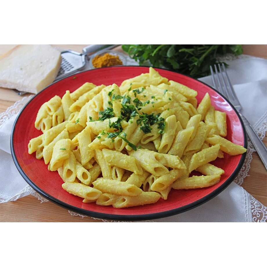 Köri soslu penne makarna