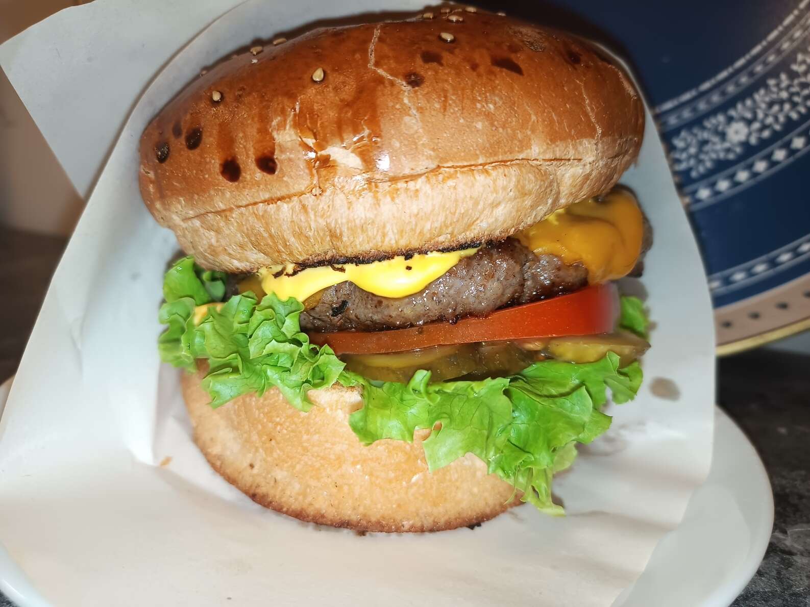 Hamburger-Cheeseburger