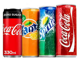 Coca Cola - Coca Cola Zero - Fanta - Sprite