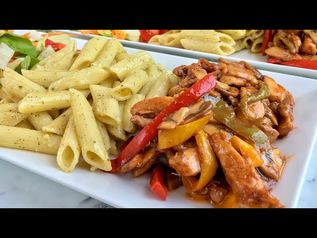 Barbekü Soslu Tavuk Menü