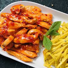 Sweet Chilli Soslu Tavuk Menü