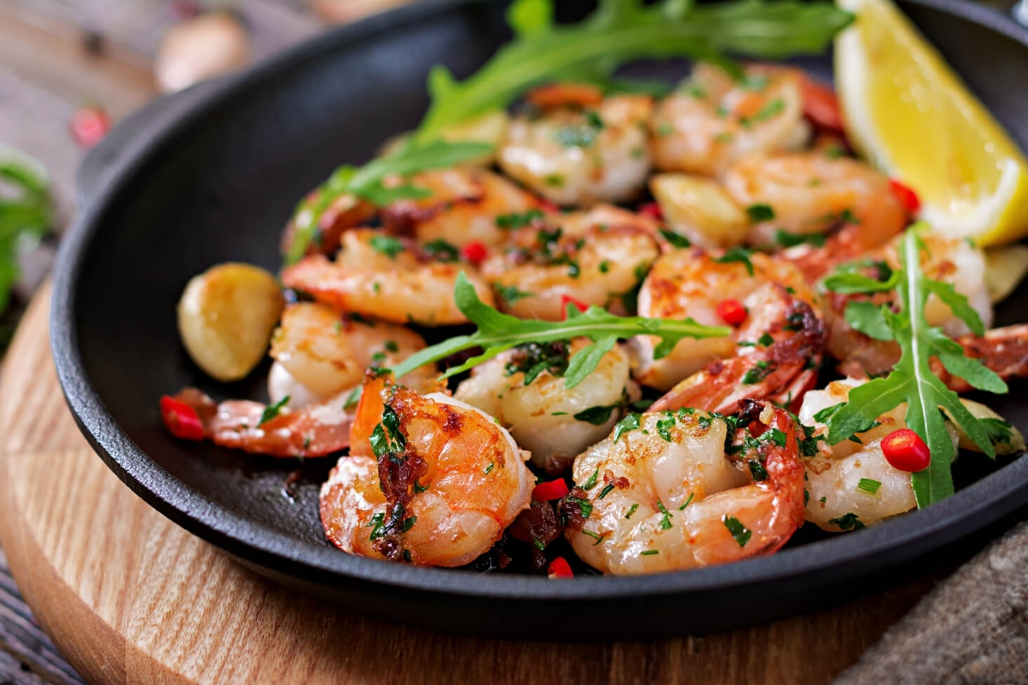 SHRIMP IN BUTTER