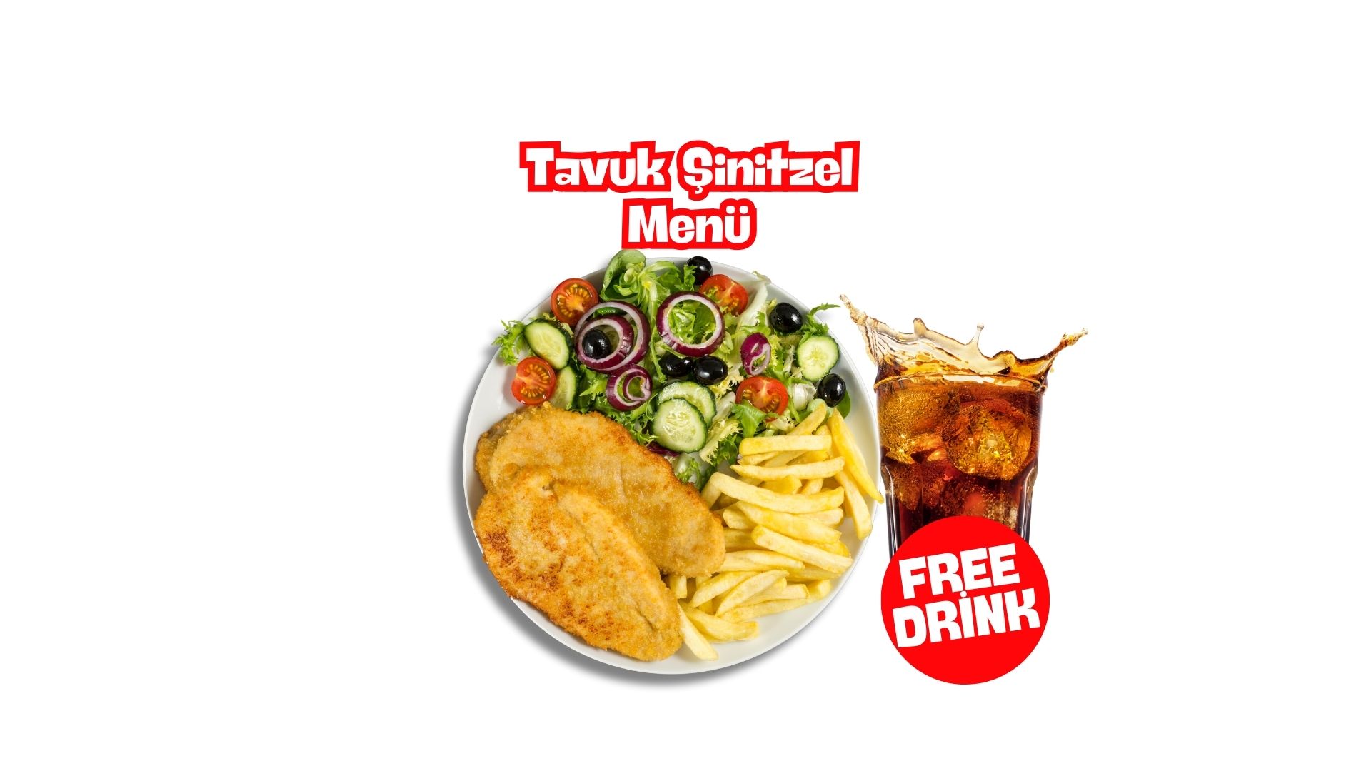 Tavuk Şinitzel Menü