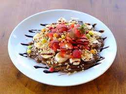 İki Meyveli Waffle 