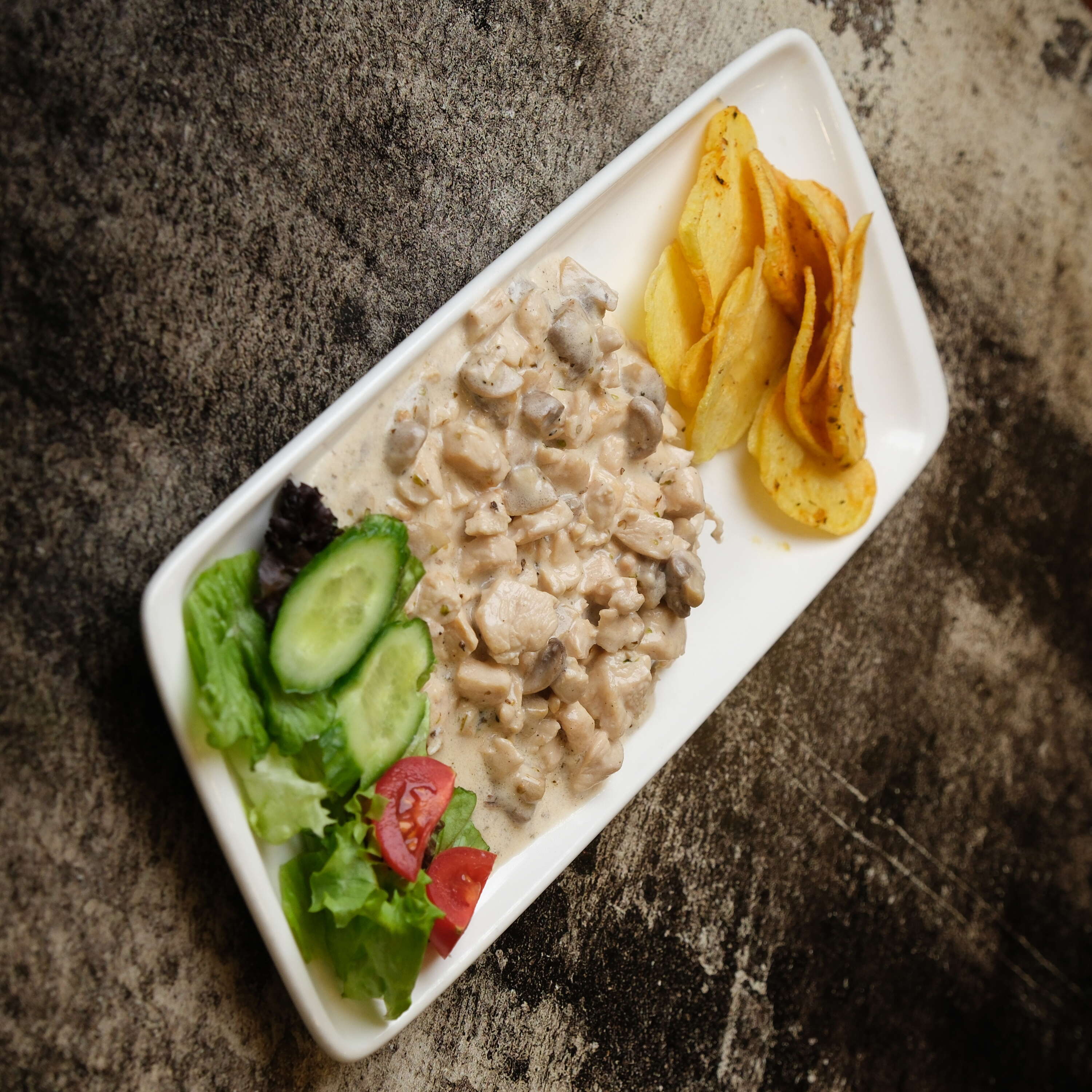 Kremalı Mantarlı Tavuk
