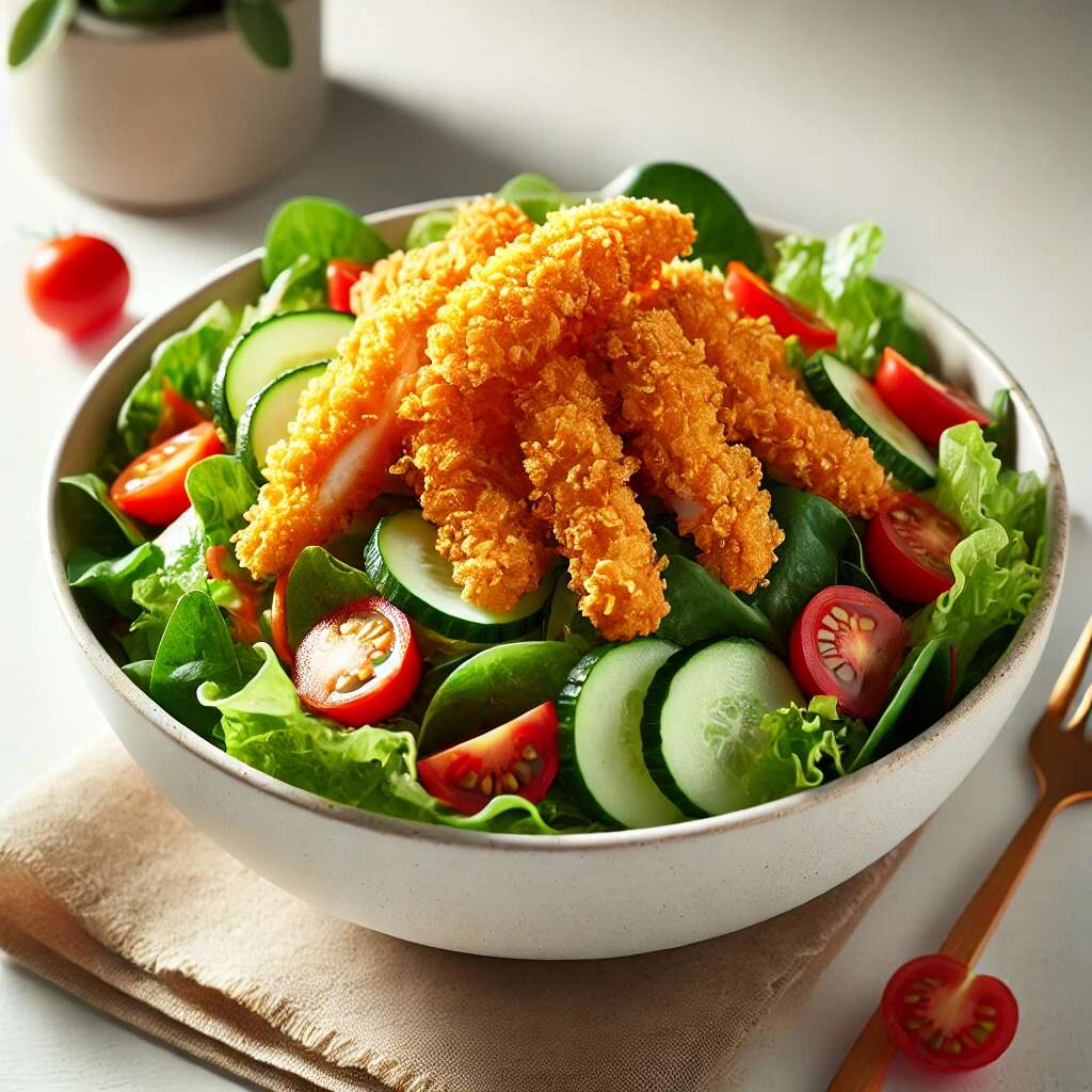 Çıtır Tavuk Salata 
