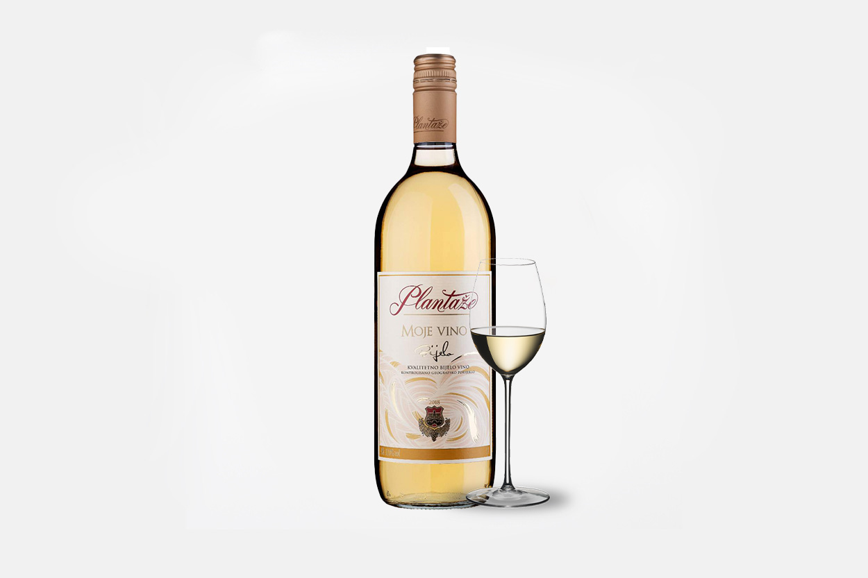 Plantaze Moje Wino Blanc Chardonnay