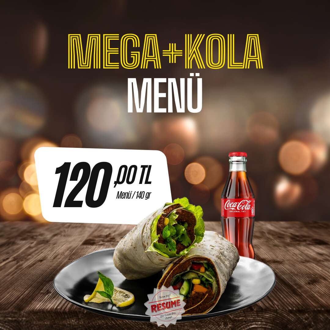 Mega Dürüm-Kola Menü