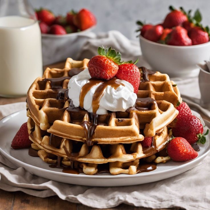 Karışık Waffle