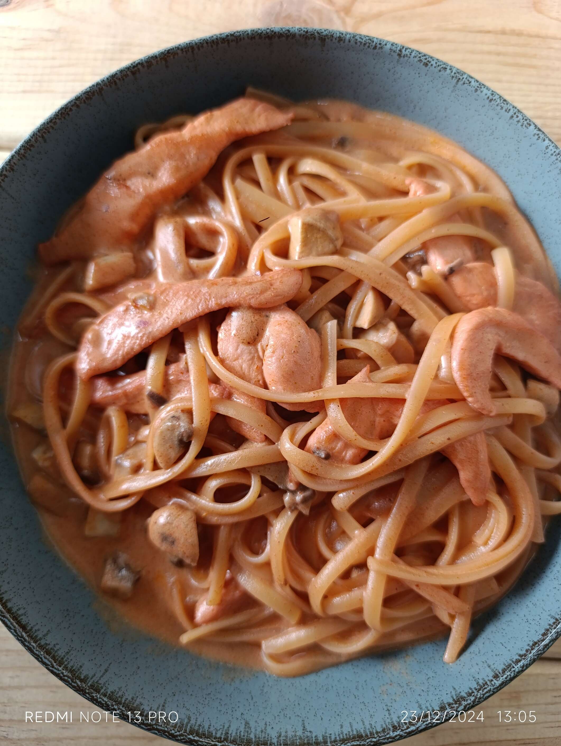 Mexica Mantarlı Tavuklu Linguine