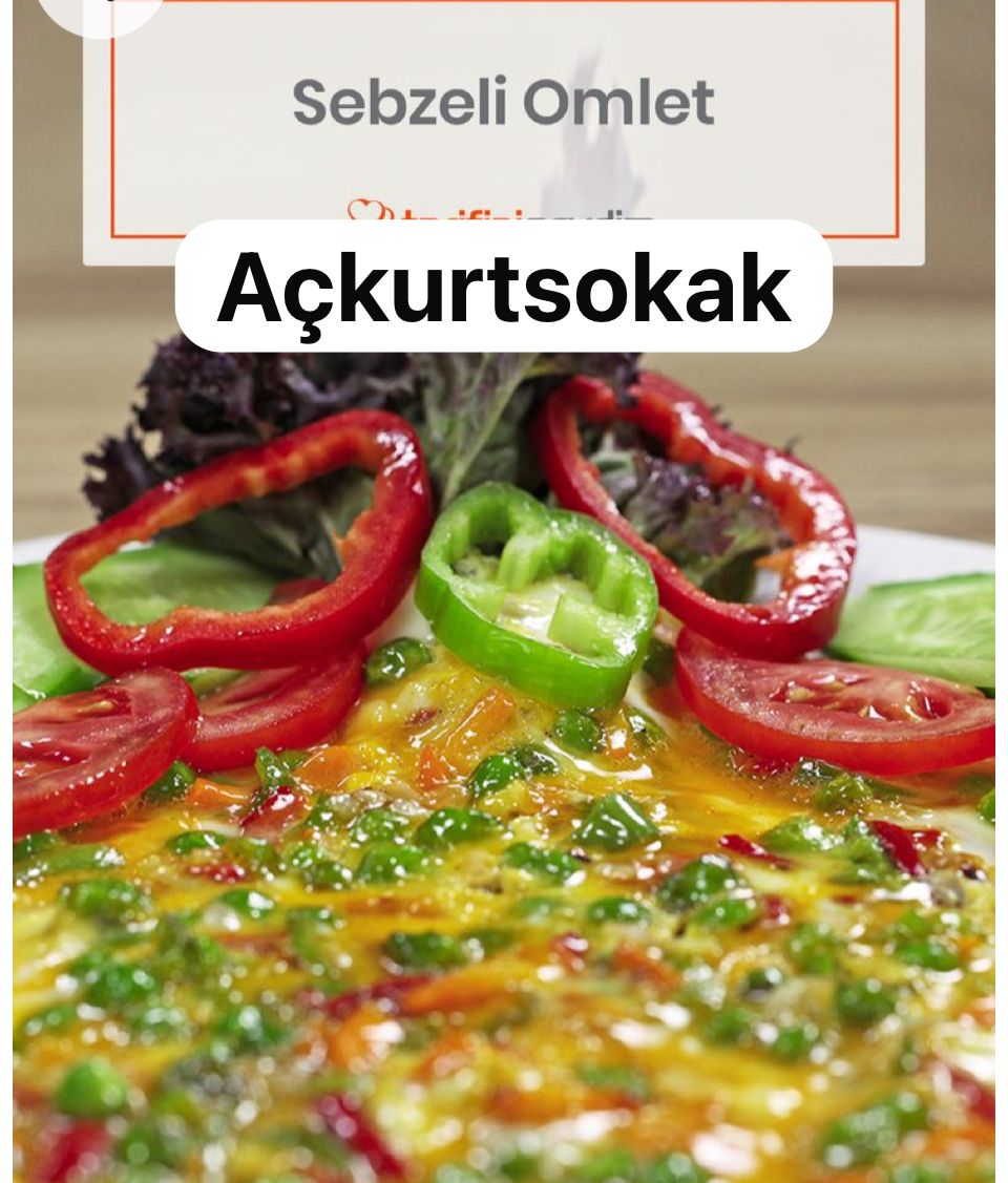 SEBZELİ OMLET