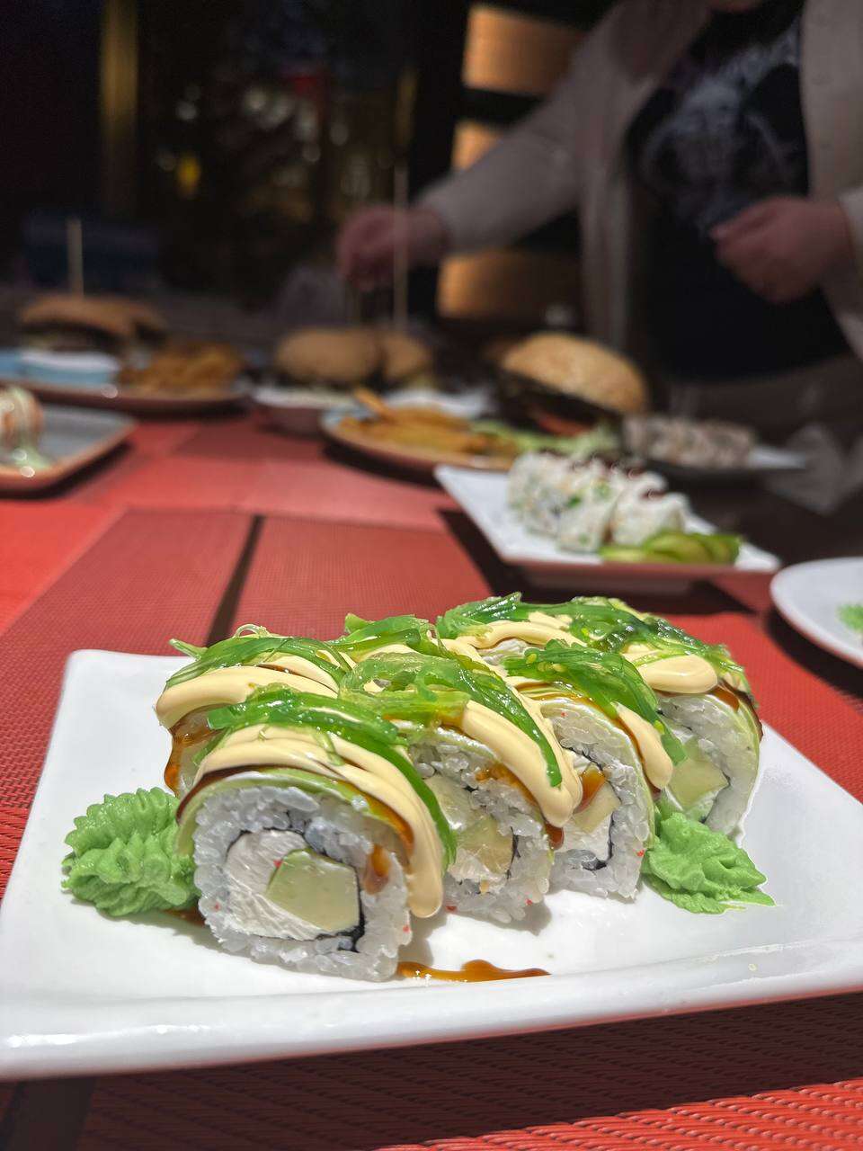 Green dragon roll