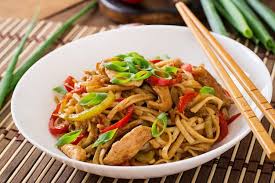 Egg noodles toyuq