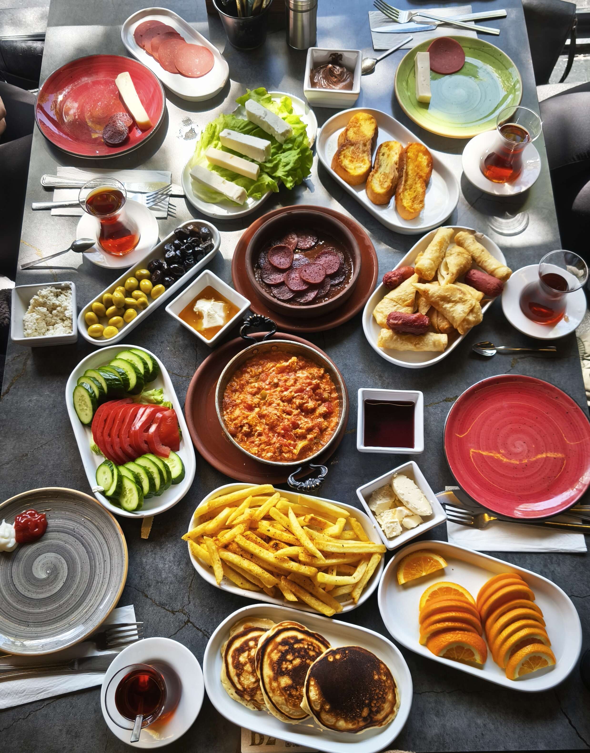 Turkish breakfast spread (for 2)