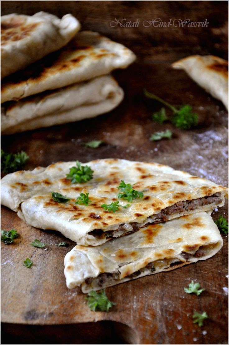 Kıymalı Gözleme/Turkish Pastry With Minced Meat