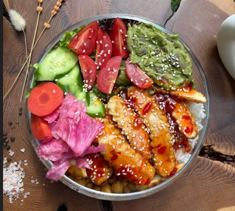 Sweet Chili soslu Tavuklu Bowl
