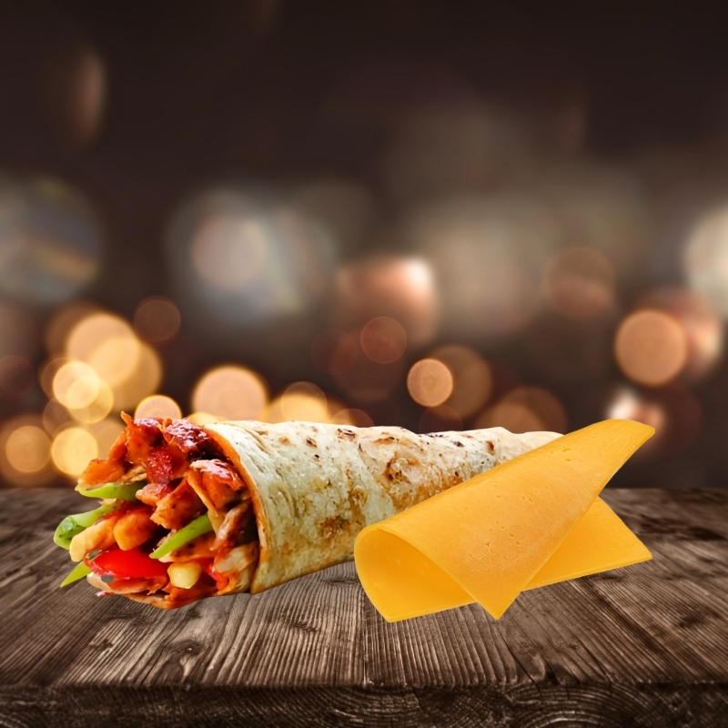 Cheddarlı Tavuk Dürüm
