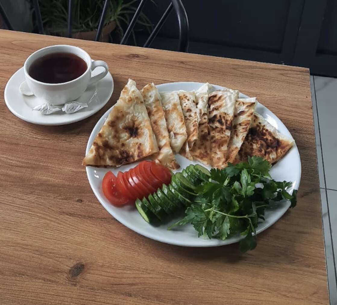 Mixed gözleme (sucuk and kaşar)