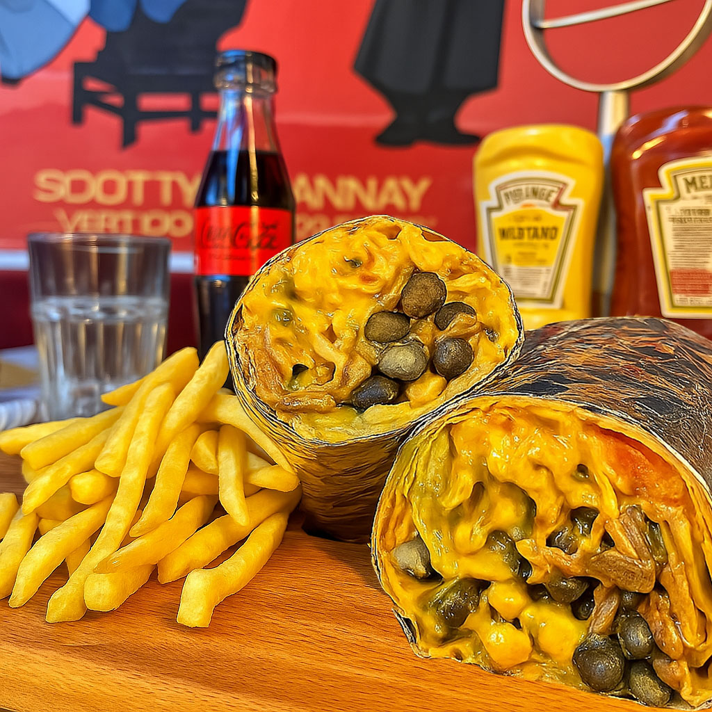 XL beef burrito meal